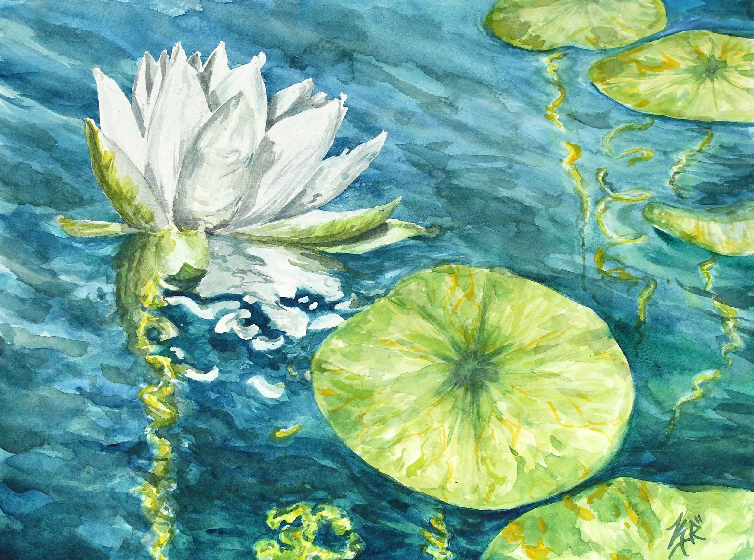 Jeff's Iris - Limited Edition Prints — Kyr Creates | Watercolors